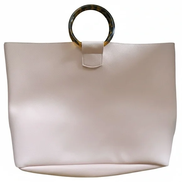 Vince Camuto Blush Tote with Tortoise Ring Handle - Picture 2 of 9